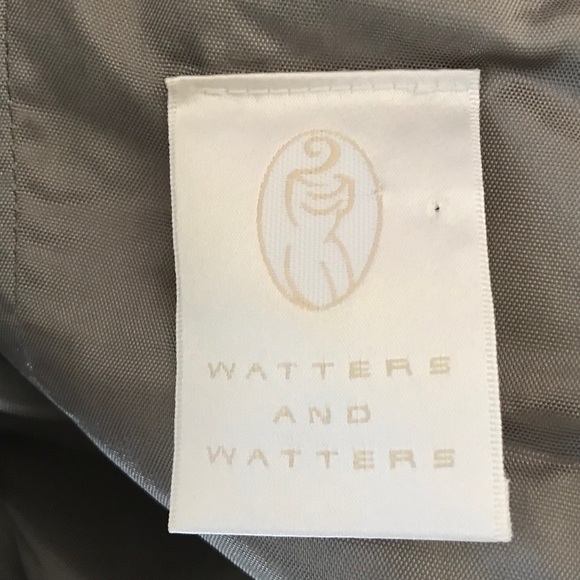 Watters and Watters Silver Formal Dress - Picture 6 of 10